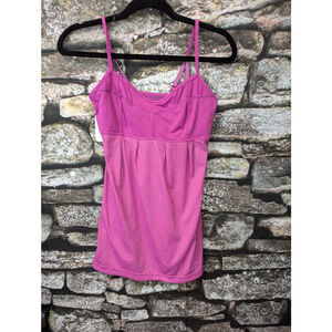 Lululemon purple tank top size 6 Built in bra